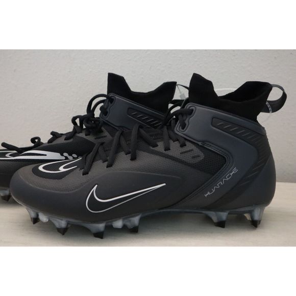 Nike CW4440 011 Men's Sz 11 Black Alpha Huarache 8 Elite LAX Lacrosse Cleats - Picture 5 of 9